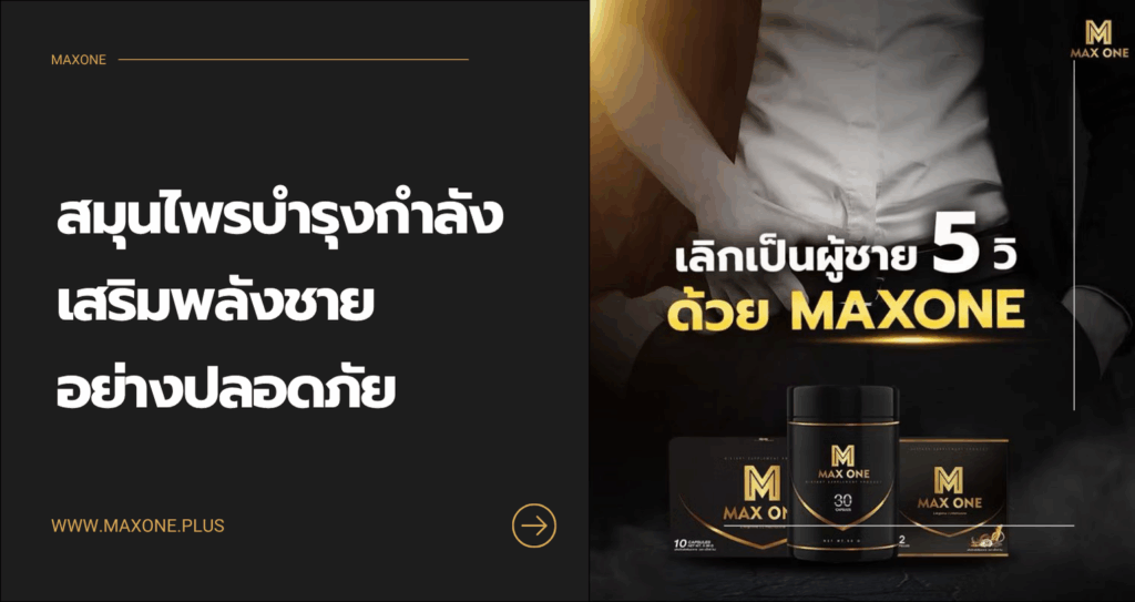สมุนไพรบำรุงกำลัง เสริมพลังชายอย่างปลอดภัย